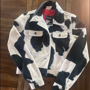WESTERN cow print jacket